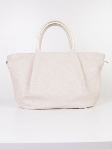 Bolsa Com Bolso Interno Rafitthy Feminina OFF WHITE