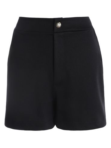 Short Alongado Ponto Roma Autentique Feminino PRETO