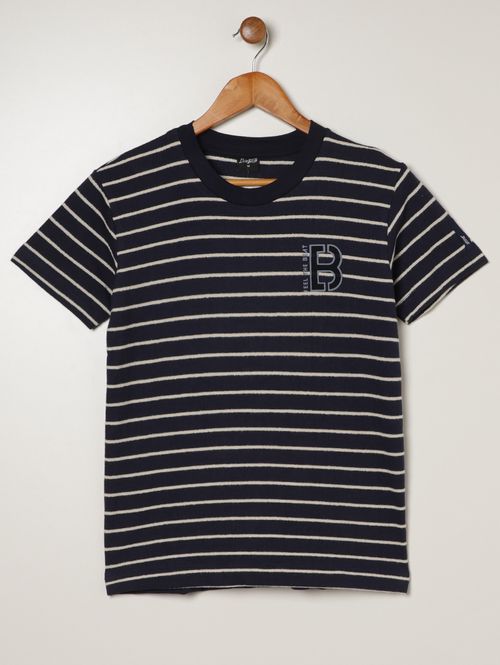 Camiseta Malha Juvenil Para Menino - MARINHO