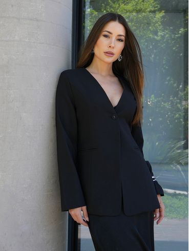 Blazer Autentique Feminino PRETO