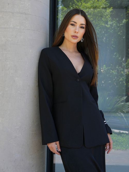 Blazer Autentique Feminino PRETO