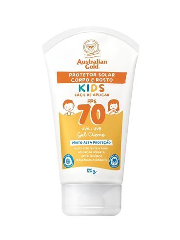 Protetor Solar Kids FPS70 Australian Gold 120g UNICO