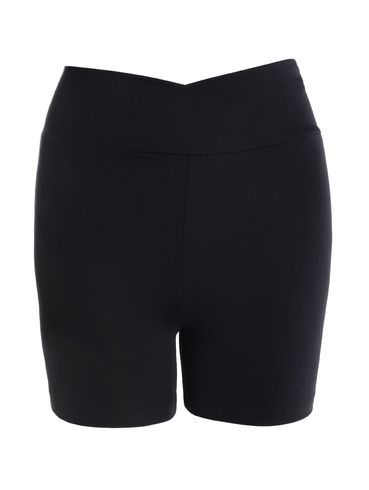 Short Poliamida Transpassado Vels Feminino PRETO