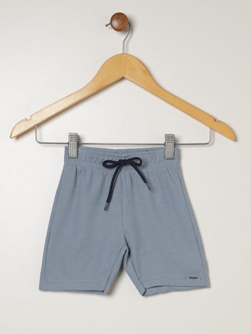 Bermuda Malha Infantil Para Menino - AZUL