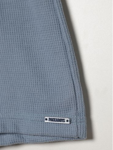 Bermuda Malha Infantil Para Menino - AZUL