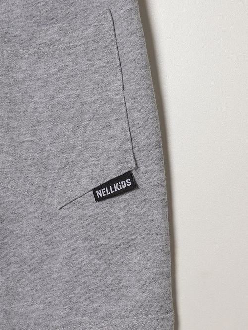 Bermuda Malha Infantil Para Menino - MESCLA