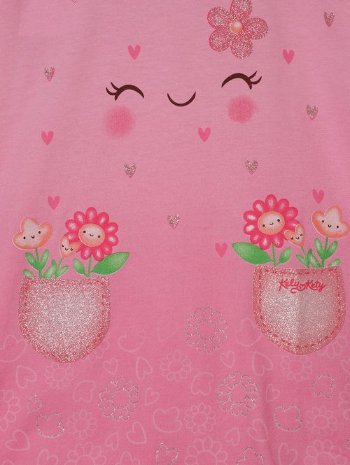Macacão Estampado Infantil Para Bebê - ROSA