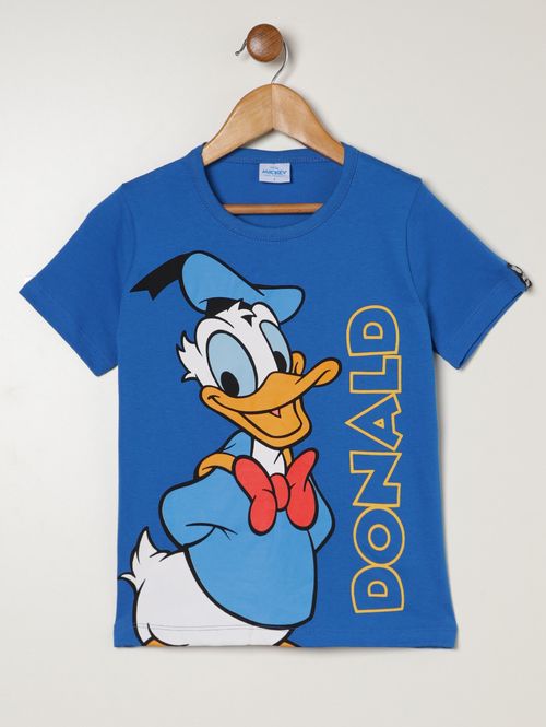 Camiseta Estampada Infantil Para Menino - AZUL