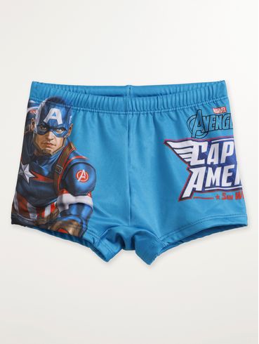 Sunga Boxer Avengers Infantil Para Menino - AZUL