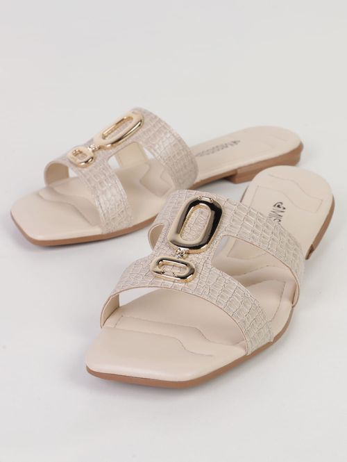 Rasteira Mississipi Feminina OFF WHITE