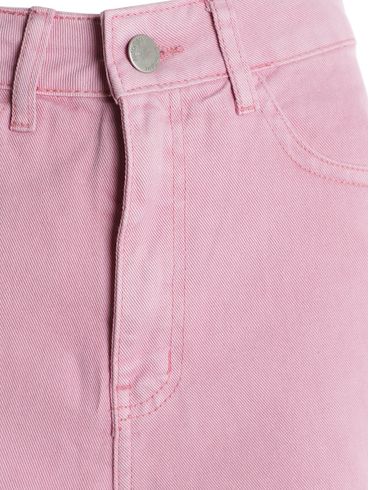 Calça Sarja Reta Autentique Feminina ROSA CLARO