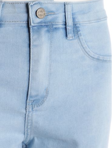 Bermuda Jeans Feminina AZUL