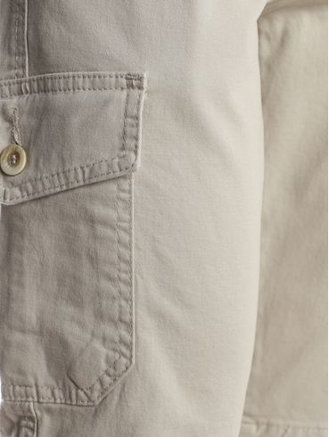 Bermuda Sarja Cargo Vilejack Masculina AREIA