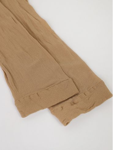 Kit 02 Meias Soquete Fio 15 Feminina NATURAL