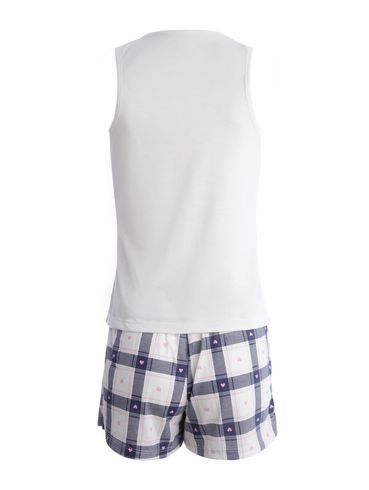 Pijama Curto Feminina BRANCO