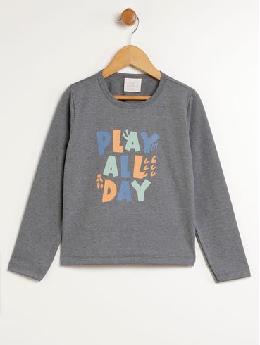 Pijama Longo Infantil Para Menino - MESCLA