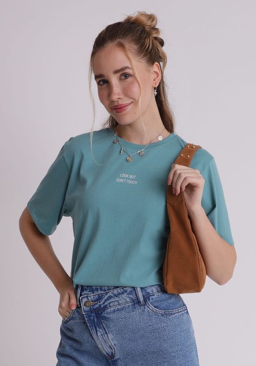 Camiseta estampada look but dont touch