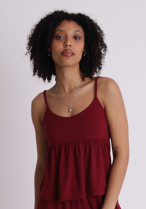 Blusa bata de alcinha