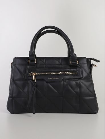 Bolsa Estruturada Metelassê Feminina PRETO