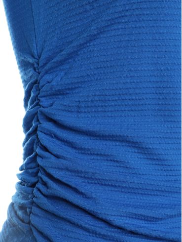 Blusa Layla Franzido Lateral Autentique Feminina AZUL