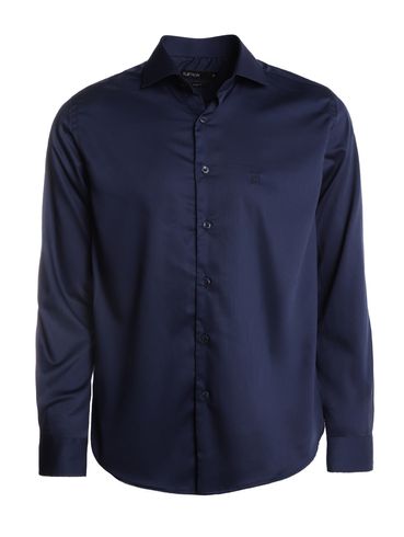 Camisa Slim Fibra de Bambu Eletrón Masculina MARINHO