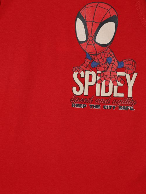 Conjunto Curto Spidey Infantil Para Menino- VERMELHO
