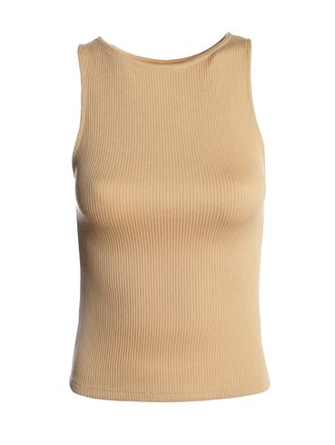 Blusa Canelada Regata Cativa Feminina BEGE