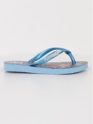 Chinelo Frozen Havaianas Juvenil Para Menina - MARINHO/AZUL