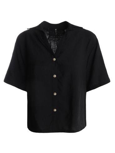 Camisa Manga Curta Feminina PRETO