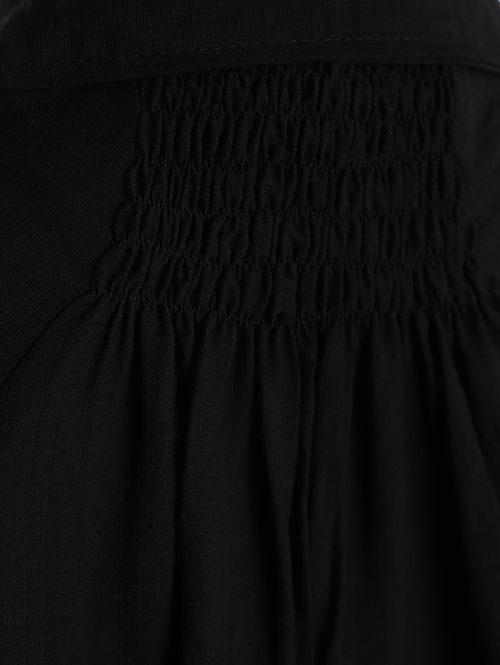 Camisa Manga Curta Feminina PRETO