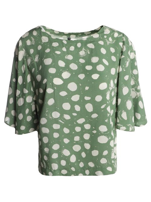 Blusa Viscose Manga Ampla Feminina VERDE