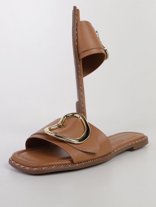 Rasteira Maxi Beira Rio Feminina CARAMELO