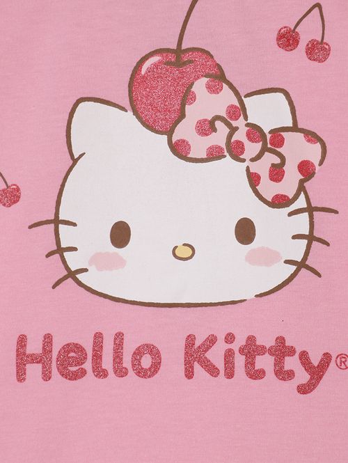 Conjunto Curto Hello Kitty Infantil Para Menina - ROSA