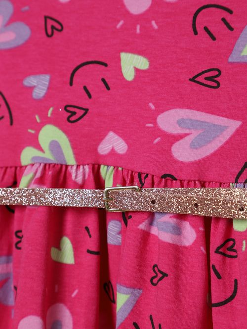 Vestido Cotton Infantil Para Menina - PINK