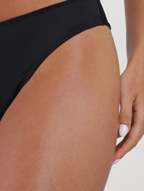 Biquíni Tanga Slim Fio Duplo Conforto Feminino PRETO
