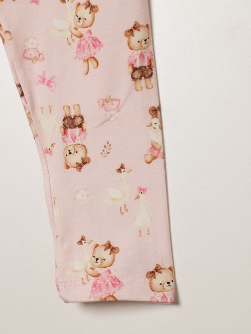 Conjunto Curto Infantil Para Menina - OFF WHITE