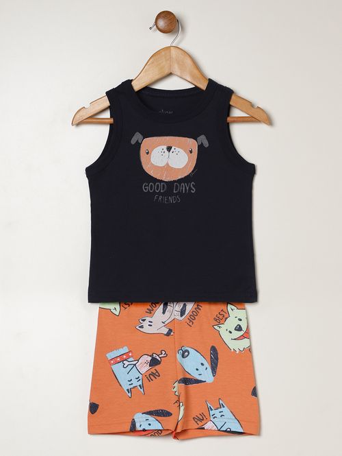 Conjunto Curto Infantil Para Bebê - MARINHO