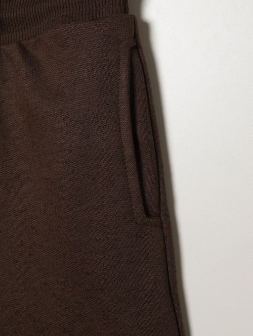 Bermuda Moletinho Juvenil Para Menino - MARROM