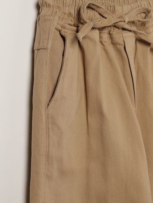 Calça Sarja Jogger Juvenil Para Menino - CAQUI