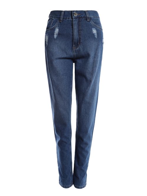 Calça Jeans Mom Feminina AZUL