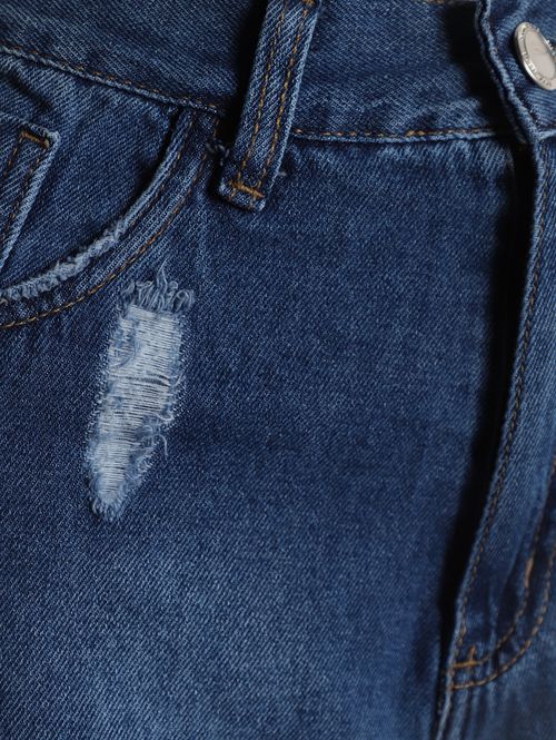 Calça Jeans Mom Feminina AZUL