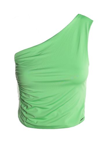 Blusa Cropped Assimétrico Franzido Feminina VERDE