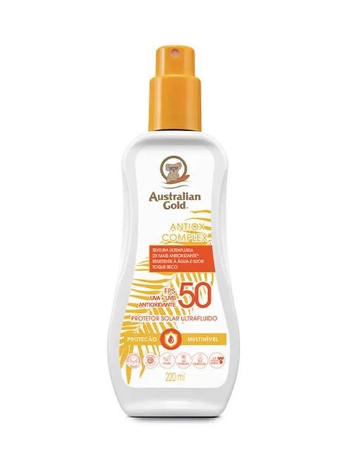 Protetor Solar Antiox FPS50 Australian Gold 220ml UNICO