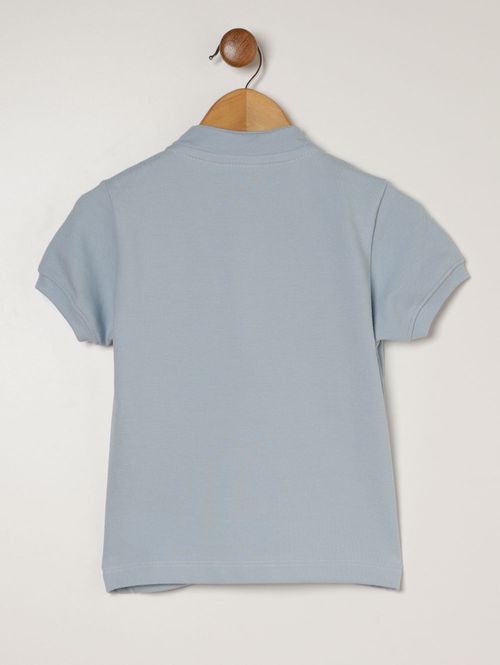 Polo Gola Padre Infantil Para Menino - AZUL