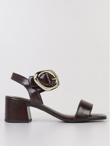 Sandália Max Fivela Di Valentini Feminina MARROM
