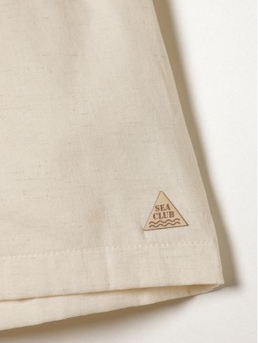 Conjunto Curto Infantil Para Menino - BEGE