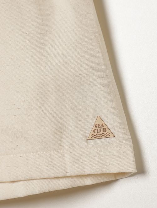 Conjunto Curto Infantil Para Menino - BEGE