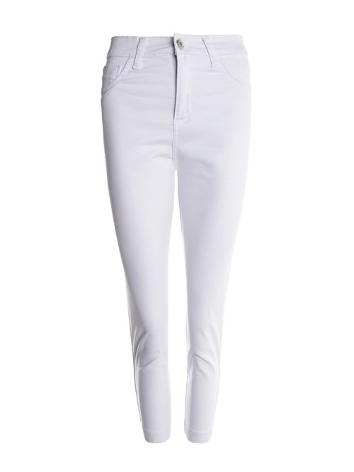 Calça Sarja Capri Feminina BRANCO