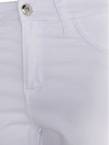 Calça Sarja Capri Feminina BRANCO