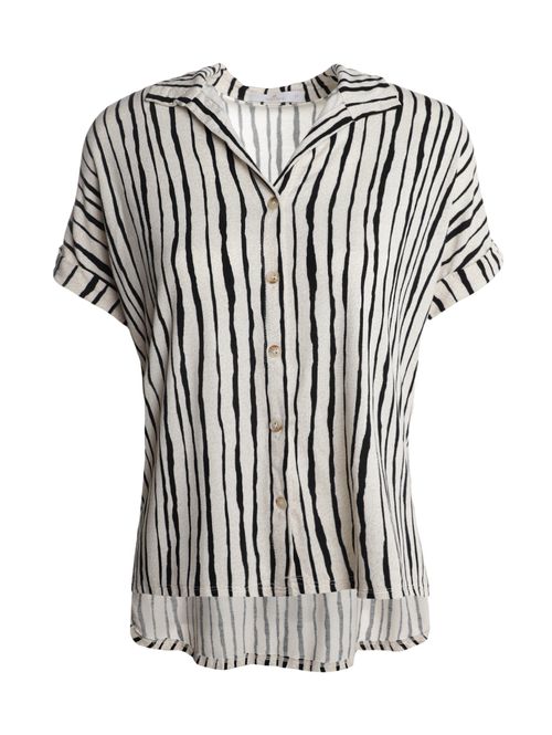 Camisa Crepe De Viscose Autentique Feminina PRETO